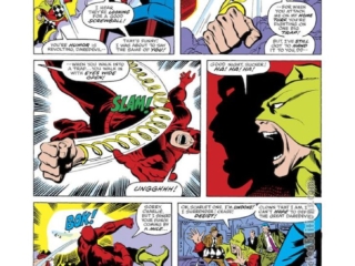 Daredevil #137, pg. 9; pencils, Bob Brown; Jester