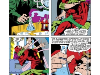 Daredevil #143, pg. 16; pencils, Bob Brown; inks, Keith Pollard; Cobra/Mister Hyde
