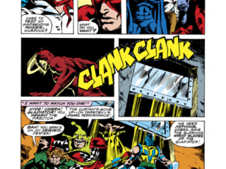 Daredevil #154, pg. 3; pencils, Gene Colan; inks, Steve Leialoha; Jester/Mister Hyde/Gladiator