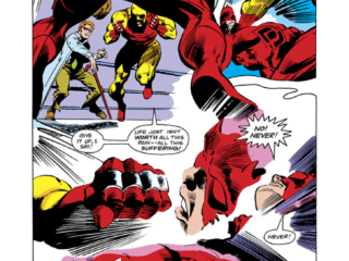 Daredevil #156, pg. 14; pencils, Gene Colan; inks, Klaus Janson