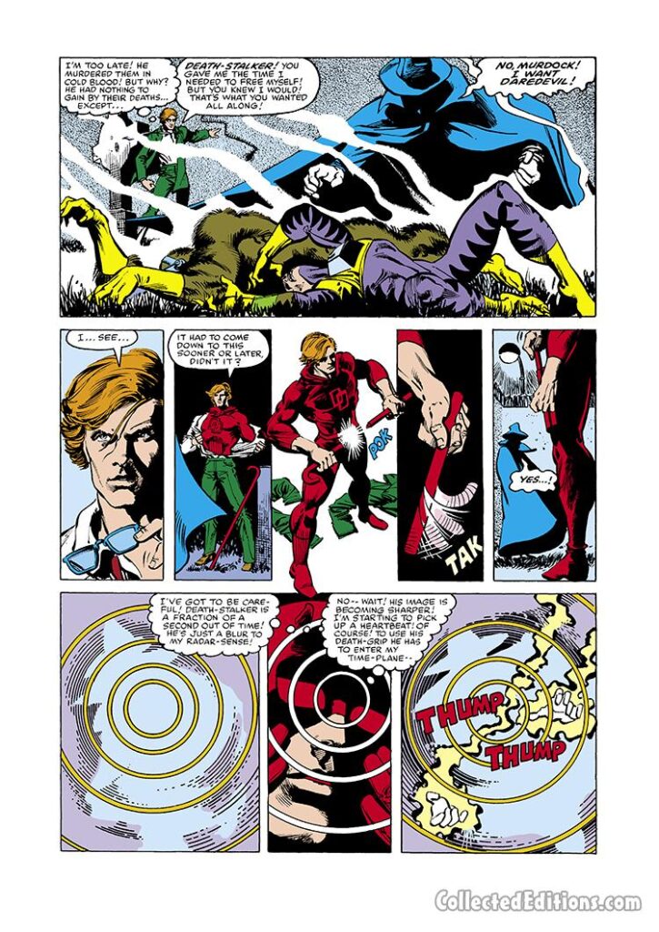 Daredevil #158, pg. 9; pencils, Frank Miller; inks, Klaus Janson; Death-stalker