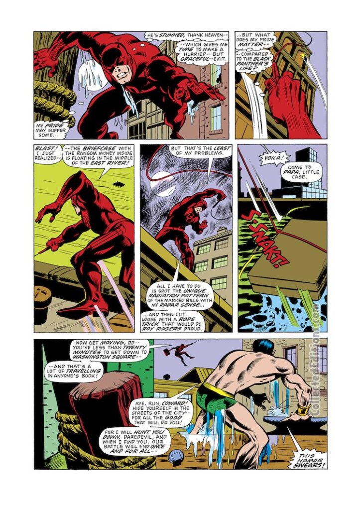 Daredevil Annual #4, pg. 20; pencils, George Tuska; Sub-Mariner/Namor/Black Panther