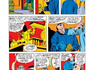 Defenders #21, pg. 8; pencils, Sal Buscema; inks, Sal Trapani Defenders #21, pg. 8; pencils, Sal Buscema; inks, Sal Trapani, The Headmen, Steve Gerber