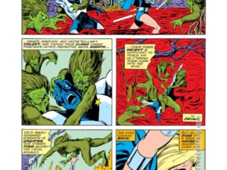 Defenders #27, pg. 6; pencils, Sal Buscema; inks, Vince Colletta; Valkyrie