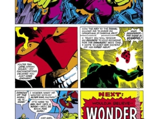 Defenders #46, pg. 16; pencils, Keith Giffen; inks, Klaus Janson; Hulk, Scorpio