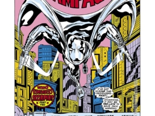 Defenders #49, pg. 1; pencils, Keith Giffen; inks, Mike Royer; Rampage, Moon Knight/Jack Kirby influence, Who Remembers Scorpio