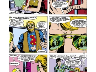 Defenders #51, pg. 15; pencils, Keith Giffen; inks, Klaus Janson; Valkyrie, Dollar Bill