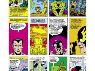 Defenders #53, pg. 2; pencils, Keith Giffen; inks, Terry Austin