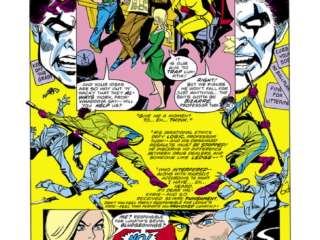 Defenders #61, pg. 5; pencils, Ed Hannigan; inks, Bob Lubbers