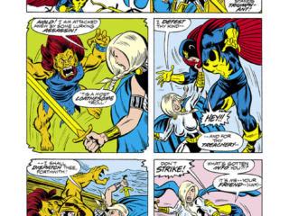 Defenders #64, pg. 5; pencils, Sal Buscema; inks, Don Perlin