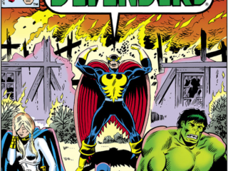 Defenders #75, cover; pencils, Herb Trimpe; inks, Al Milgrom