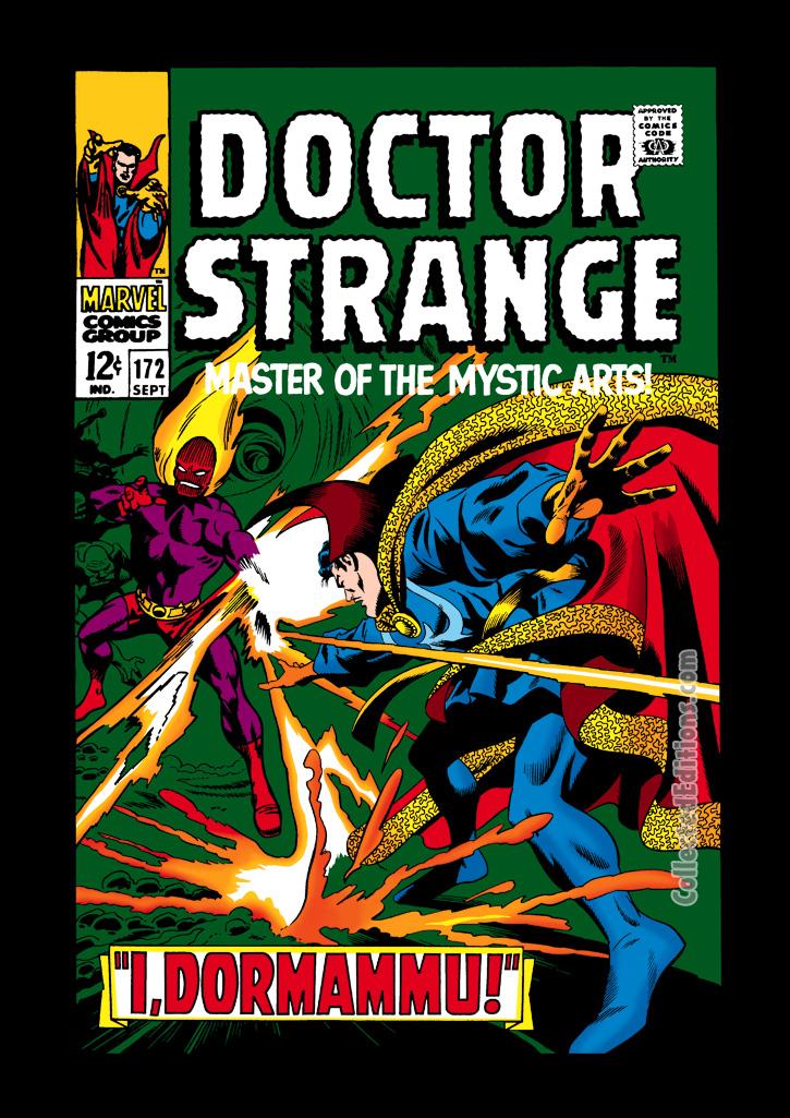 Doctor Strange #172 cover; pencils, Gene Colan; inks, uncredited