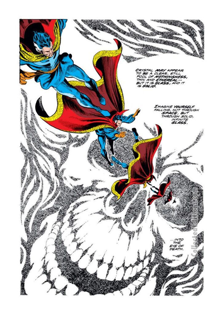 Doctor Strange #1, pg. 13; pencils, Frank Brunner; inks, Dick Giordano