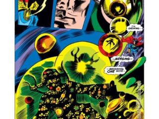 Doctor Strange #10, pg. 13; pencils, Gene Colan; inks, Frank Chiaramonte; Eternity