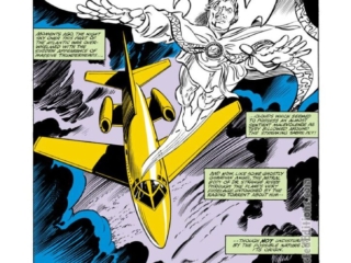 Doctor Strange #36, pg. 1; pencils, Gene Colan; inks, Dan Green Doctor Strange #36, pg. 1; pencils, Gene Colan; inks, Dan Green; Astral plane, Roger Stern