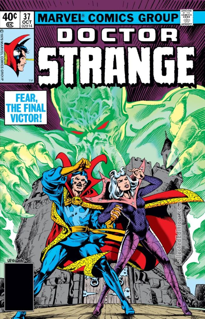 Doctor Strange #37 cover; pencils and inks, Steve Leialoha; Clea, Fear the Final Victor