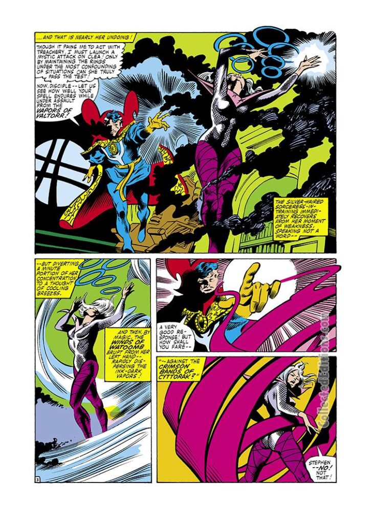 Doctor Strange #47, pg. 3; pencils, Gene Colan; Clea