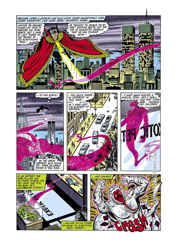 Doctor Strange #48, pg. 11; pencils, Marshall Rogers; inks, Terry Austin