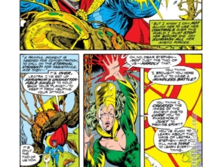 Doctor Strange Annual #1, pg. 17; pencils and inks, P. Craig Russell; Eternal Vishanti