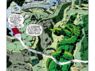 Eternals #8, pg. 9; pencils, Jack Kirby; inks, Mike Royer