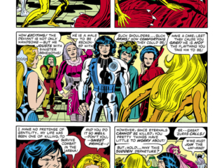 Eternals #12, pg. 4; pencils, Jack Kirby