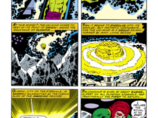 Eternals #14, pg. 7; pencils, Jack Kirby; Cosmic Hulk