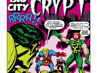 Eternals #16, pg. 1; pencils, Jack Kirby; Cosmic Hulk