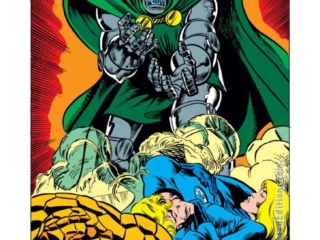 Fantastic Four #196, pg. 18; layouts, Keith Pollard; pencils and inks, Pablo Marcos; Prisoners of Doctor Doom, Invisible Woman, Thing, Mr. Fantastic, Human Torch