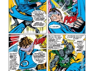 Fantastic Four #200, pg. 30; layouts, Keith Pollard; pencils and inks, Joe Sinnott; Doctor Doom vs. Mr Fantastic