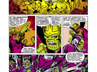 Fantastic Four #205, pg. 6; pencils, Keith Pollard; Skrulls