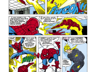 Fantastic Four #207, pg. 15; pencils, Sal Buscema; inks, Joe Sinnott; Spider-Man/Human Torch