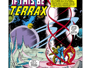 Fantastic Four #211, pg. 1; pencils, John Byrne; inks, Joe Sinnott, If This Be Terrax