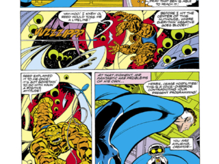 Fantastic Four #217, pg. 9; pencils, John Byrne; inks, Joe Sinnott; Mr. Fantastic/Reed Richards/Herbie the Robot