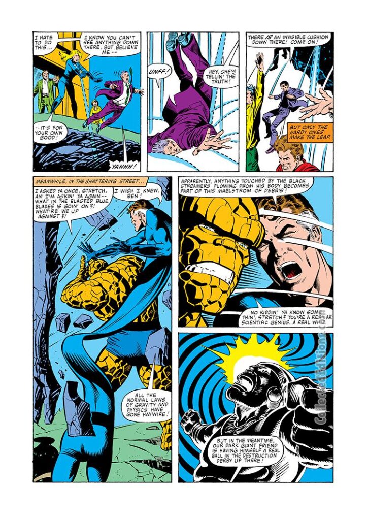 Fantastic Four #229, pg. 13; pencils, Bill Sienkiewicz; inks, Joe Sinnott