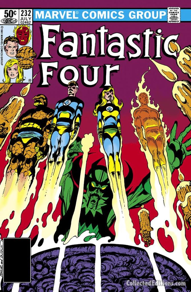 Fantastic Four #232 cover; pencils, John Byrne; inks, Terry Austin; Diablo