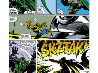 Fantastic Four #236, pg. 37; pencils and inks, John Byrne; Doctor Doom