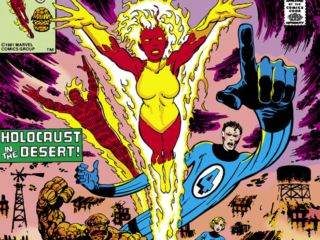 Fantastic Four #239 cover; pencils and inks, John Byrne; Frankie Raye