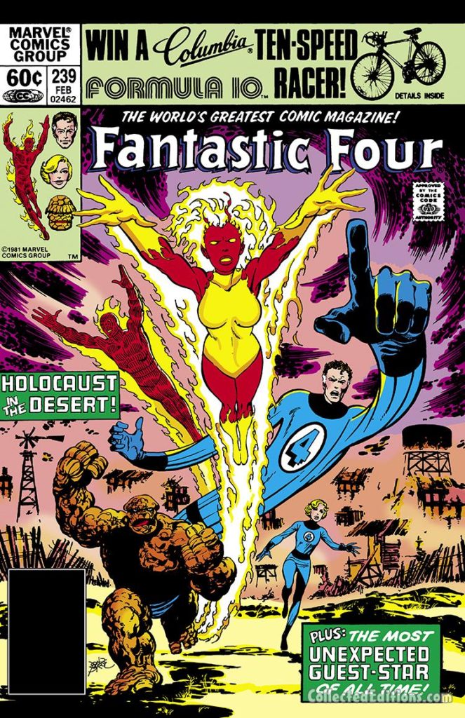 Fantastic Four #239 cover; pencils and inks, John Byrne; Frankie Raye