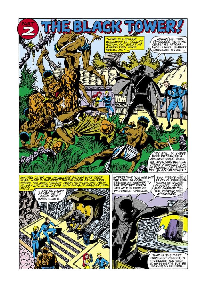 FF #241, pg. 4; pencils and inks, John Byrne, Black Panther