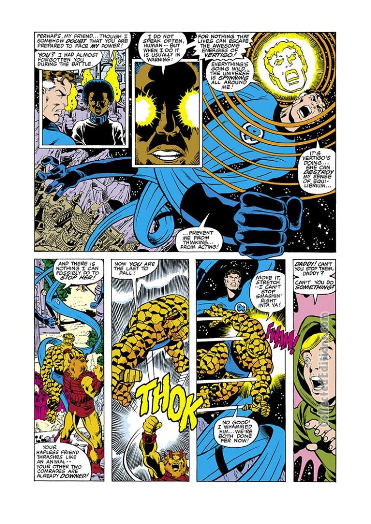 Fantastic Four Annual #14, pg. 16; pencils, George Pérez; inks, Pablo Marcos