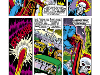 Ghost Rider #5, pg. 13; pencils, Jim Mooney; inks, Sal Trapani