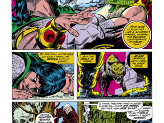 Giant-Size Conan #3, pg. 12; pencils, Gil Kane; inks, Tom Sutton; Roy Thomas