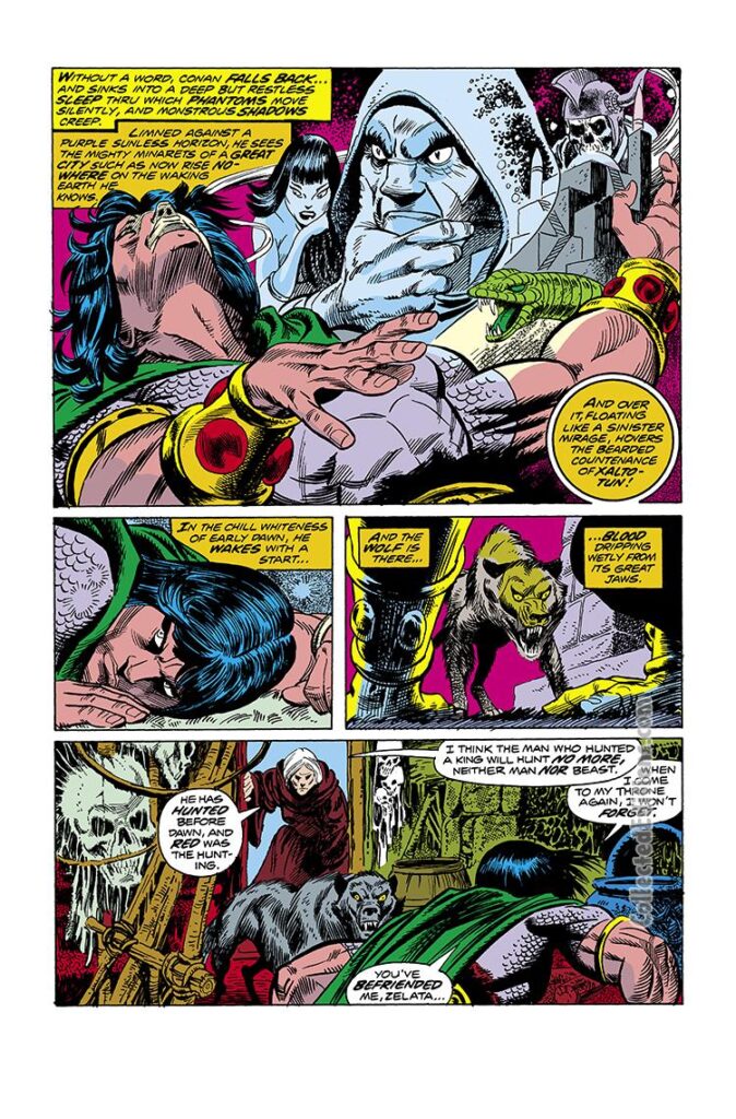 Giant-Size Conan #3, pg. 12; pencils, Gil Kane; inks, Tom Sutton; Roy Thomas