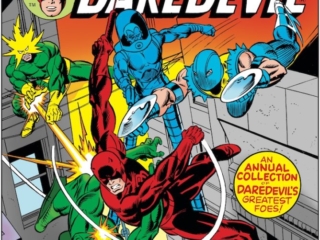 Giant-Size Daredevil #1 cover; pencils, Gil Kane; inks, Frank Giacoia; Electro and His Emissaries of Evil