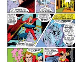 Giant-Size Defenders #2, pg. 15; pencils, Gil Kane; inks, Klaus Janson Giant-Size Defenders #2, pg. 15; pencils, Gil Kane; inks, Klaus Janson, Daimon Hellstrom/Hellstorm/Son of Satan, Doctor Strange