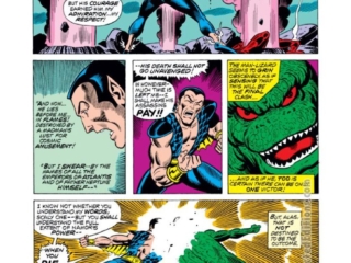 Giant-Size Defenders #3, pg. 20; pencils, Jim Starlin, Dan Adkins; inks, Dan Adkins Giant-Size Defenders #3, pg. 20; pencils, Jim Starlin, Dan Adkins; Sub-Mariner/Namor