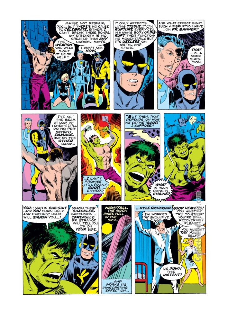 Giant-Size Defenders #4, pg. 25; pencils, Don Heck; inks, Vince Colletta, Yellowjacket, Bruce Banner