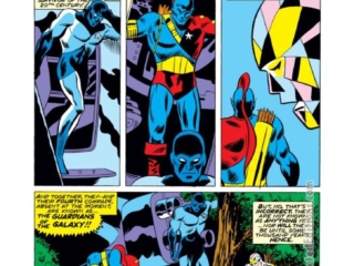 Giant-Size Defenders #5, pg. 19; pencils, Don Heck; Guardians of the Galaxy, Yondu, Martinex, Vance Astro