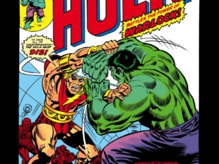 Incredible Hulk #177 cover; pencils, Herb Trimpe; inks, Frank Giacoia ; Adam Warlock