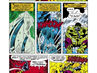 Incredible Hulk #186, pg. 13; pencils and inks, Herb Trimpe